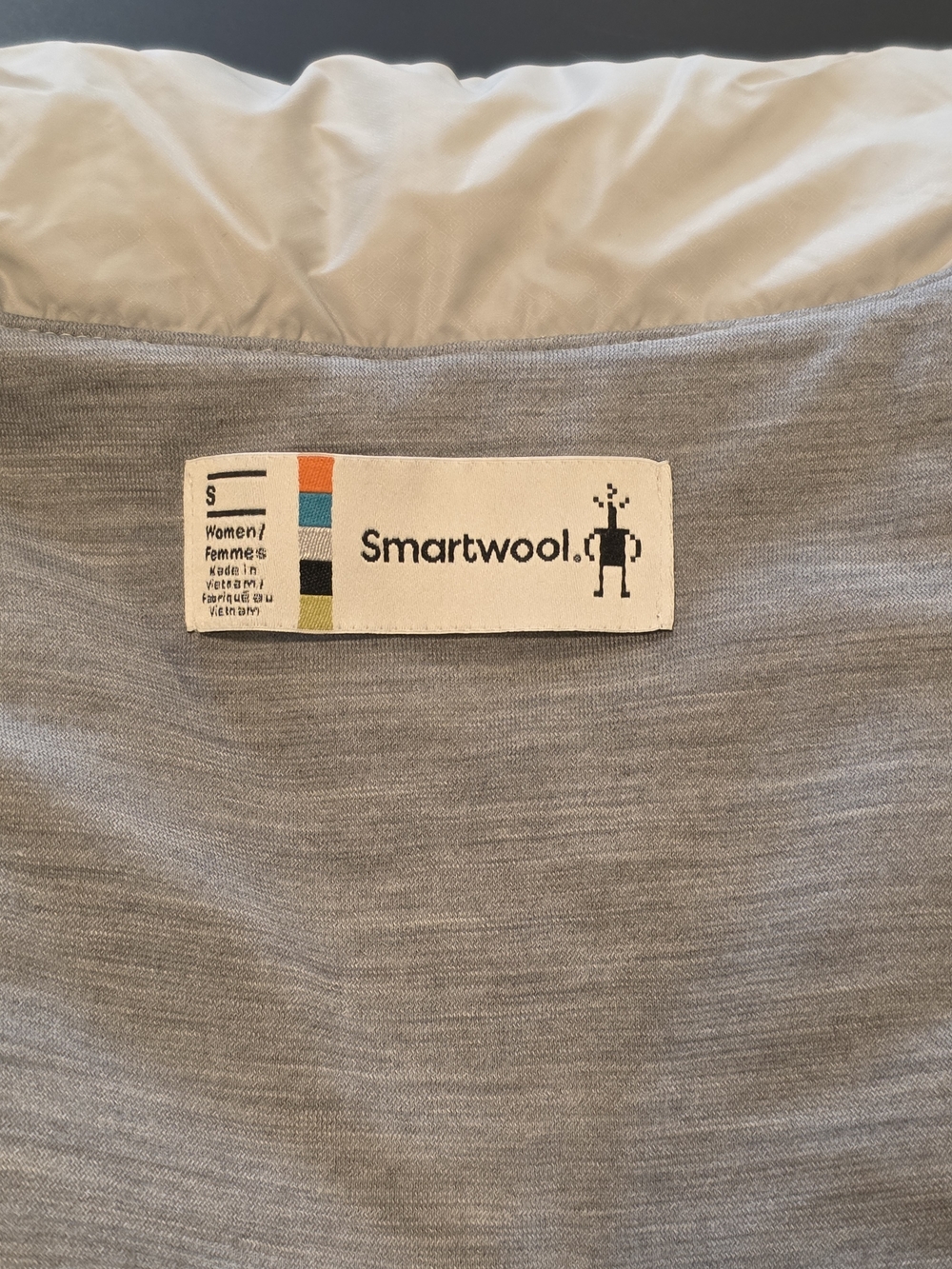 Smartwool Women's Light Gray Quilted Vest - Picture 2 of 4